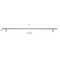 Gliderite Hardware 17 in. Center to Center Satin Nickel Solid Steel Bar Pull - 5020-432-SS 5020-432-SS-1 - alternate 3